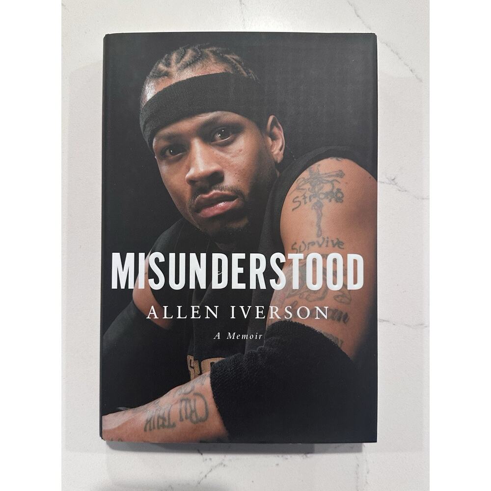 Allen Iverson 76ers Autographed Signed Memoir Book Misunderstood AUTO #4